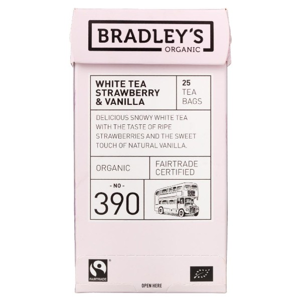 Bradleys White Strawberry and Vanilla Tea