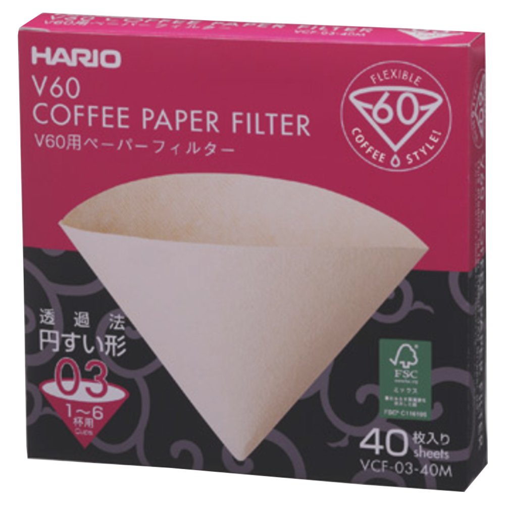 Hario V60 Brune Kaffefiltre